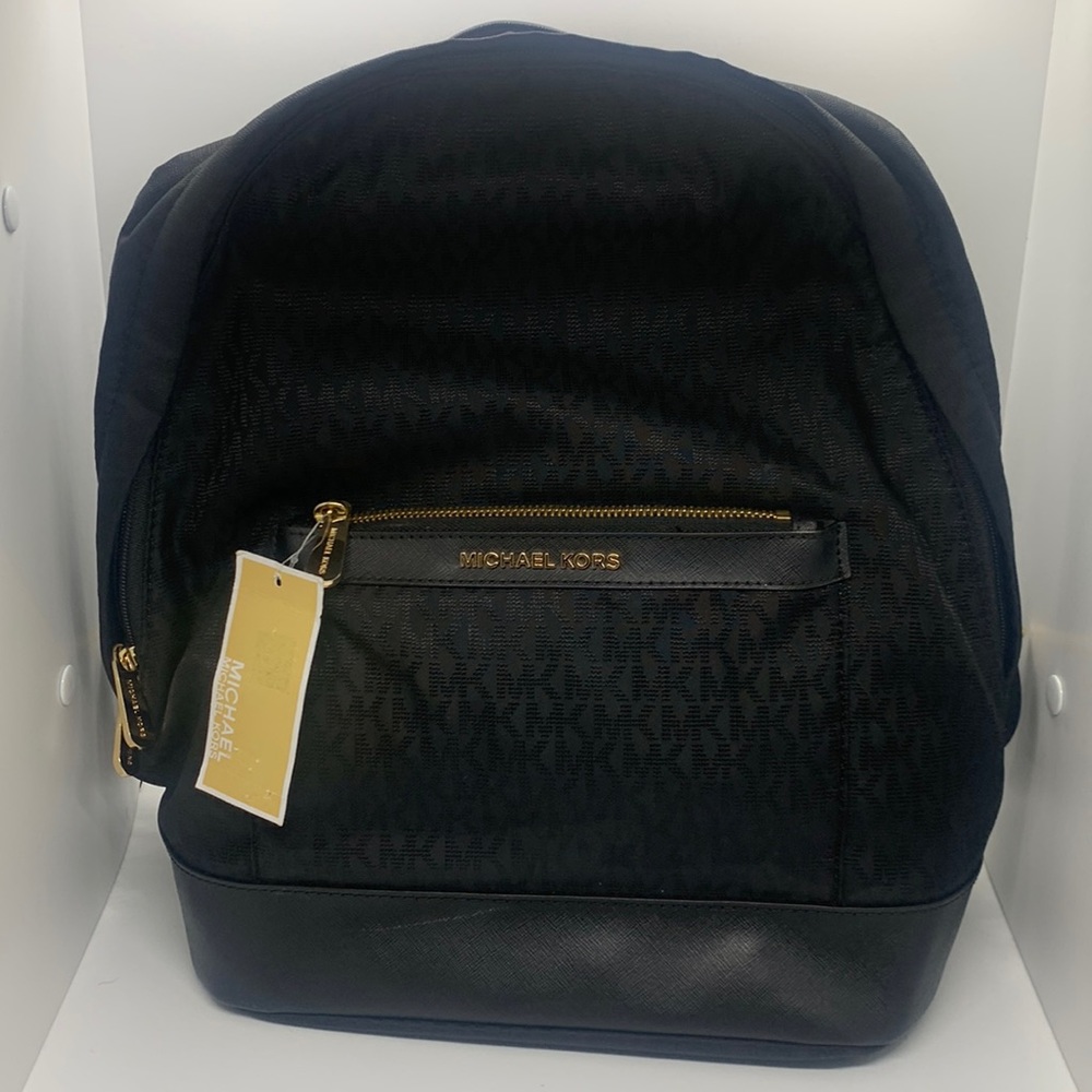Michael Kors Black cloth backpack